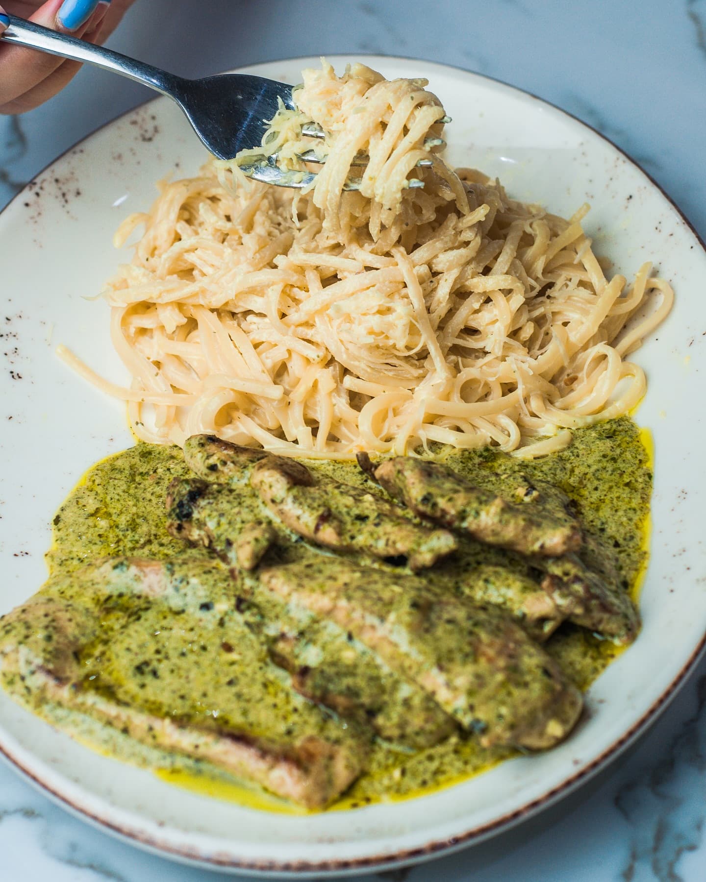 Pechuga al Pesto